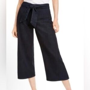 Oat New York High Rise Wide leg Crop NWT